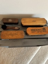 Vintage Collection Of Wooden Shoe Cleaning Brushes: Empire, K. R. More