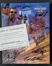 2004 NASCAR Indianapolis Brickyard 400 Signed...