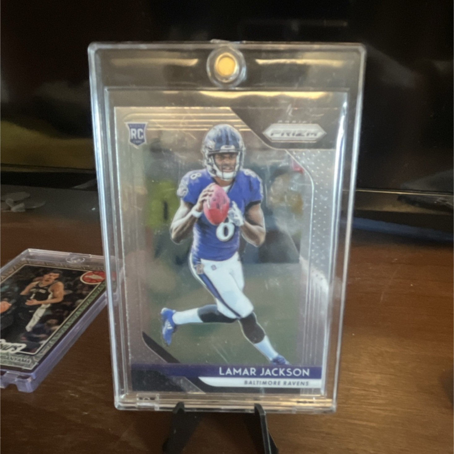 2018 Panini Prizm Rookie Lamar Jackson #212 Baltimore Ravens Football Card