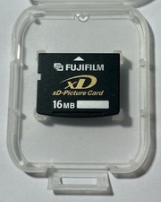 Fujifilm xD Picture Card 16MB Camera Memory Card DPC-16 Tested Fits Olympus 
