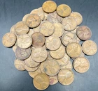 FULL Roll of 1929 P Lincoln Wheat Cent Pennies 50 Coins