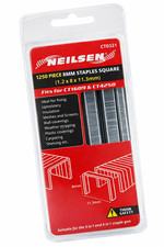 1250 Piece 8 mm Square / Flat Staples ( 1.2 x 8mm x 11.3 mm )