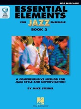 Essential Elements for Jazz Ensemble Book 2 Eb Alto Saxophone Book 000877503
