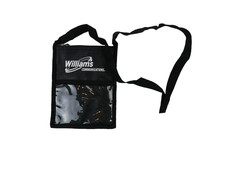 Williams Communication Lanyard I.D. Card Holder Excellent Condition Black