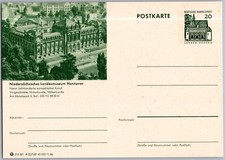 Hannover 1966 Niedersächsisches Landesmuseum, Bildpostkarte, Ganzsache
