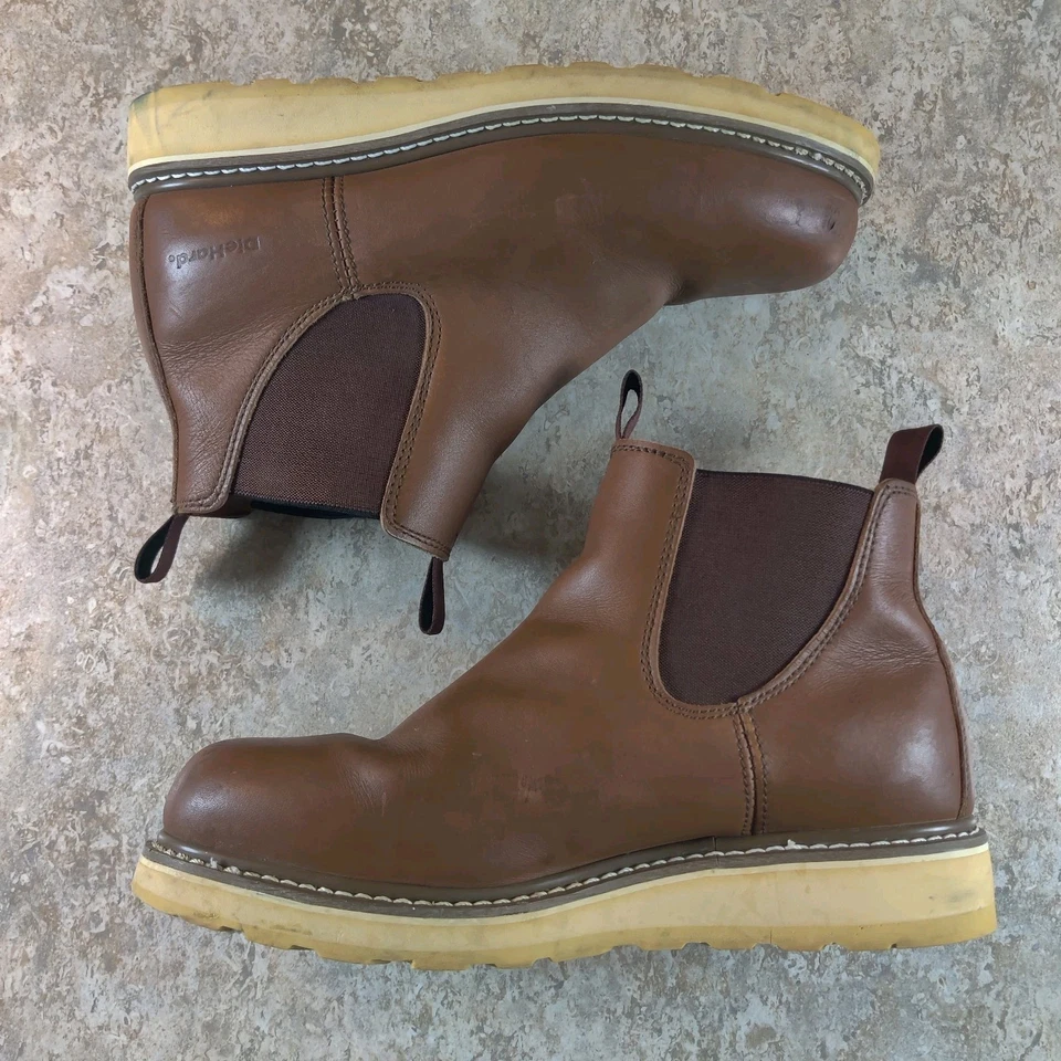 Botas de Trabajo Sears Diehard Para Hombres 12 D Romeo SureTrack Cuero Chelsea *Leer Desc. Foto 4 de 4