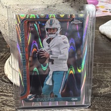 QUINN EWERS Rookie Raywave 2025 Topps Chrome Football #316