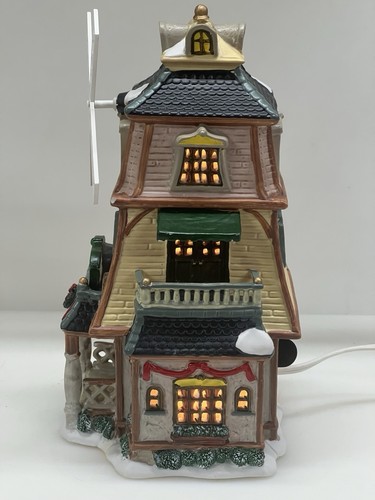 LeMax Dutch Mill Restaurant & Windmill Retired 2002 RARE Excellent Condition - Picture 8 of 18