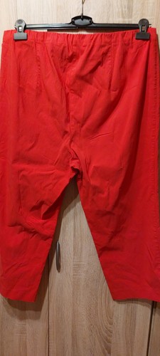 Ulla Popken Damen leichte Hose Gr. 48 in Koralle Rot, sehr Guter Zustand - Bild 3 von 4