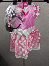 Disguise Disney Pink Minnie Mouse Classic Child Girls Halloween Costume 2T
