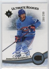 2022 Upper Deck Ultimate Collection Rookies /299 Johnathan Kovacevic Auto 1p1a