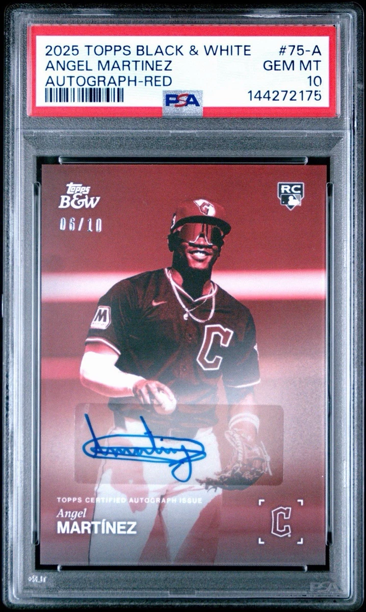 2025 Topps Black & White - Angel Martinez #075A for sale | eBay