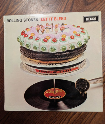 Rolling Stones- Let It Bleed - 12'' Vinyl Record Album LP 1st Press 1969 1W/1WRol