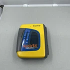 Sony Sports Walkman Vintage WM-FS191 Yellow AM/FM Radio Cassette Player  Tested