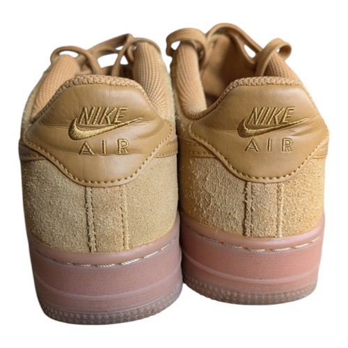 Women's Nike Air Force 1 Wheat Gum Sole Trainers Size UK 4.5 - Picture 7 of 10