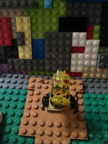 Lego Combustix trans yellow Rock Monster Power Miners minifigure 8188