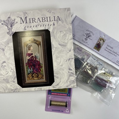 Mirabilia VENETIAN OPULENCE MD99 Cross Stitch Pattern, Braid, Beads & Treasures