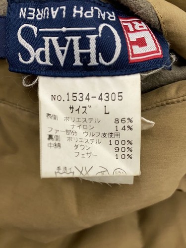 CHAPS RALPH LAUREN L BEG Jacket Coat beige polyester from Japan _1149 - Picture 4 of 9