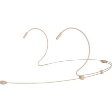 Galaxy Audio HSM4 Dual Ear Omni-Directional Headset Mic - Beige