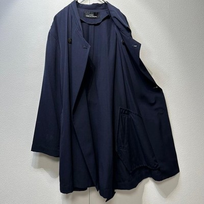 90's COMME des GARCONS tricot China wool belted trench coat | eBay