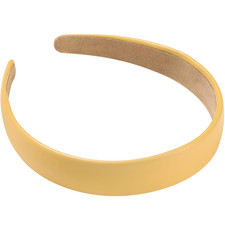 1 Inch PU Leather Headband, Wide Padded Hairband Fashion Hair Bands  Cute Women