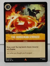 The Horseman Strikes! - rare  LORCANA Whispers in the Well - #29 -B