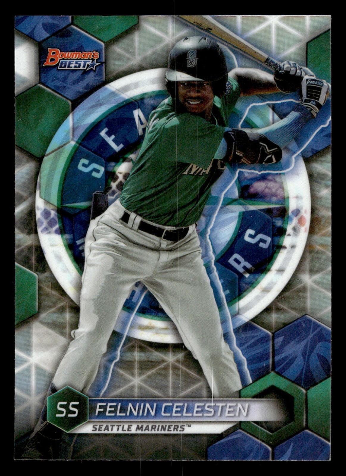 2023 BOWMAN'S BEST TOP PROSPECTS REFRACTOR #TP-24 FELNIN CELESTEN NM