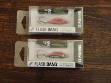 (2) 13 FISHING FLASH BANG JIGGING SPOON ( NEW ) UNICORN TEARS 1/4oz
