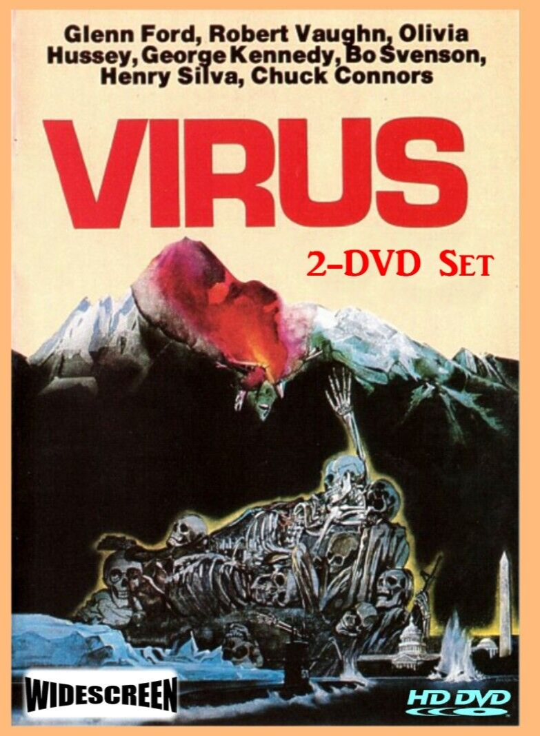 VIRUS  2-DVD 1980 SciFi Uncut Glenn Ford Chuck Conners George Kennedy Bo Svenson