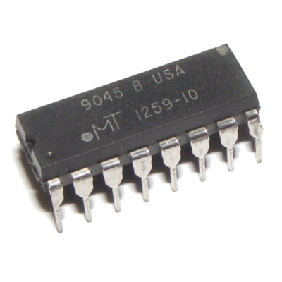 [2pcs] MT1259-10 DRAM Memory 100ns Micron DIP18