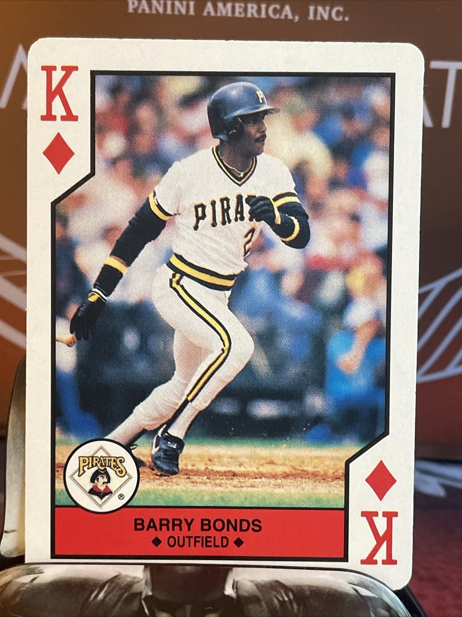 1990 U.S. PLAYING CARDS BARRY BONDS # KING OF DIAMONDS BASEBALL CARD  (PIRATES)
