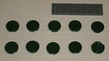 LEGO NEW 2x2 Dark Green Round Tile (10x) 6092771 Brick 14769