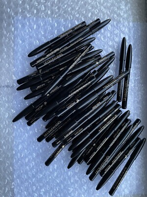 10 x Lancome LE CRAYON KHOL Kohl Eyeliner Pencil BLACK EBONY 0.02oz / 7 ml Each