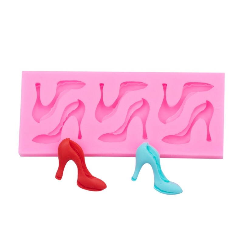Fondant Chocolate Moulds High Heel Candy Sugar Paste Molds for Cake