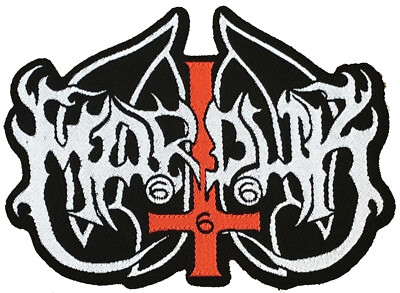 Marduk - Logo Cut Out Offiziell gewebter Aufnäher - woven Patch Neu & Official!