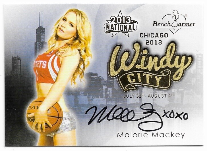 ベースボールヒーローズ　2013 キャンペーン　サイン入りカード　ケーシーマギー 2013 BENCHWARMER NATIONAL MALORIE MACKEY WINDY CITY AUTOGRAPH AUTO