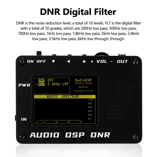 Reduktor szumów DSP DNR Filtr cyfrowy do YAESU ICOM z cyfrowym procesorem sygnału - Zdjęcie 2 z 6