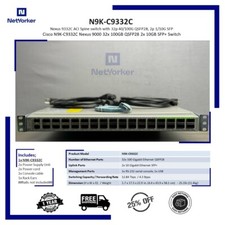 Cisco N9K-C9332C Nexus 9000 32x 100GB QSFP28 2x 10GB SFP Switch -Fast Shipping