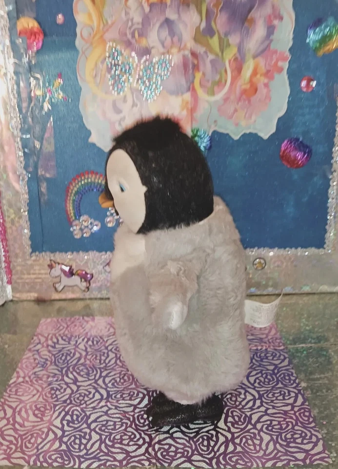 🦄ThinkWay Toys /Disney Pixar/Happy Feet 2 "Erik" Penguin Figure Animated Plush! - Image 3 of 4