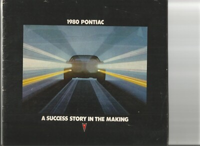 1980 Pontiac Range Brochure Firebird, Bonneville, LeMans, Catalina