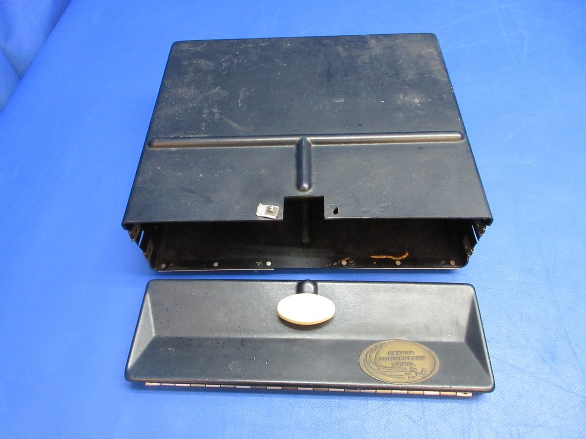 Cessna 172 C Glove Box & Door w/ Anniversary Medallion P/N 0513225