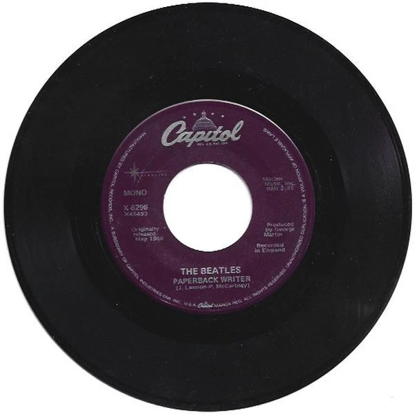 Beatles - Paperback Writer / Rain Monaural 7" 45 RPM Single - Image 4 of 4