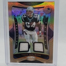2021 Panini Certified Football Tedy Bruschi Certified Gamers Mirror Bronze /199