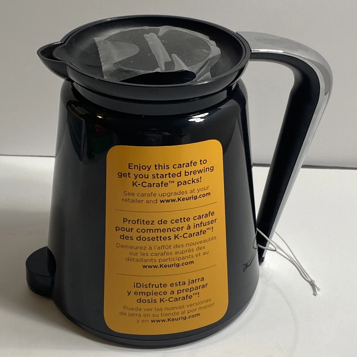 Keurig pitcher top