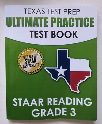 Texas Test Prep Ultimate Practice Test Book STAAR Reading Grade 3