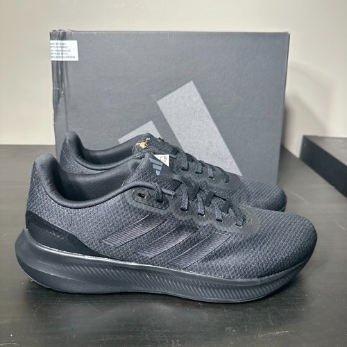 Adidas Herren Run Falcon 3.0 Weite Schuh Schwarz Größe 9 Weite US Brandneu