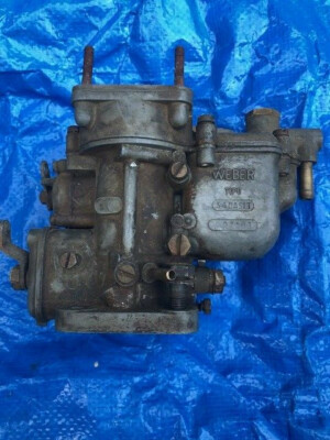 Weber synchronous downdraft carburetor 34 DAS For Fiat / Osca 2100