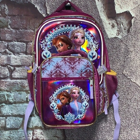 Disney Frozen 'Elsa' 16 Full-Size Backpack With Detachable Lunch Bag