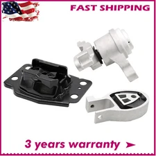 For Ford Fusion 2014-2020 1.5L & 13-14 1.6L 3pcs Engine Motor & Trans. Mount Set