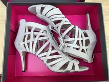 Vince Camuto Gladiator Heel Sandal Grey Suede Sz8 Once Worn See Pics